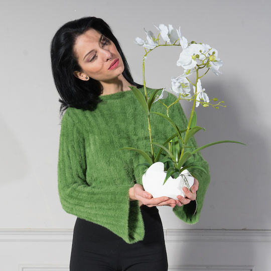 Artificial Outdoor Tree Orchid White 57cm Supergreens