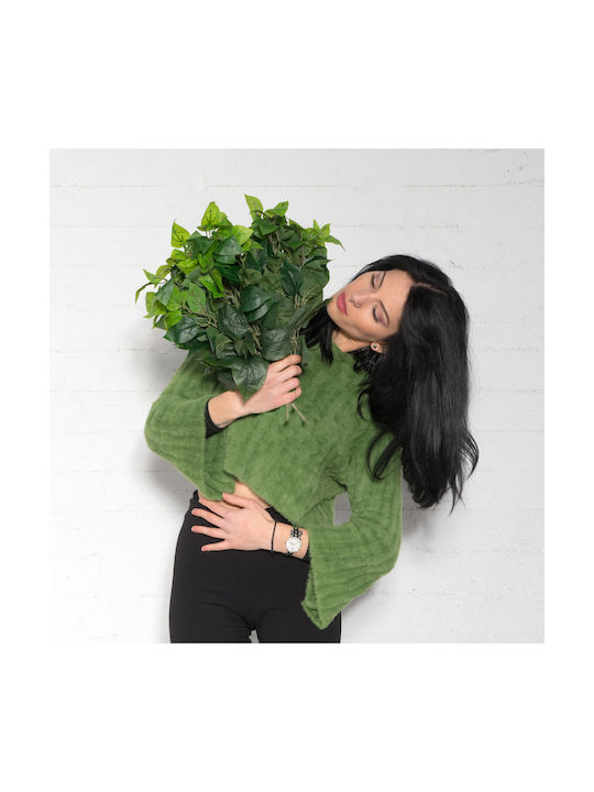 Изкуствено вградено растение Ficus Lyrata Green 45см Supergreens