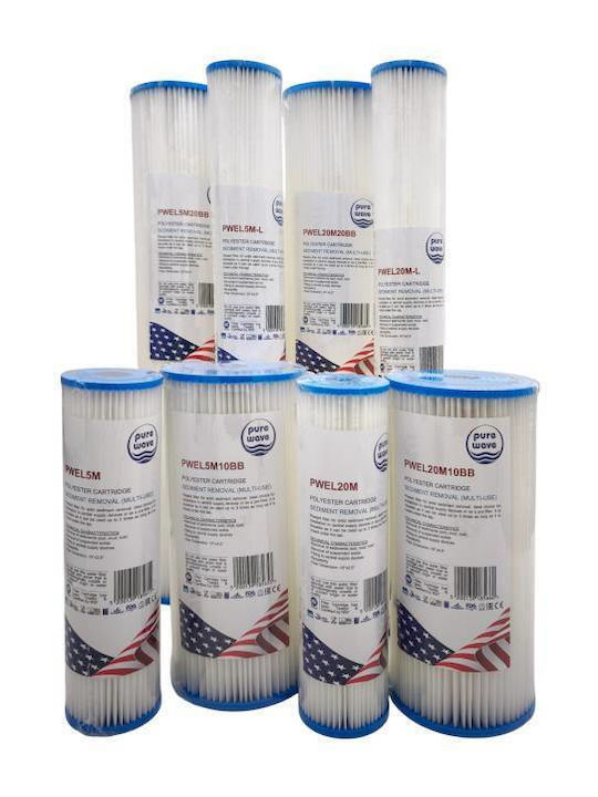 Water Filter Replacement Reverse Osmosis (RO) / for Faucet 20" 20 μm