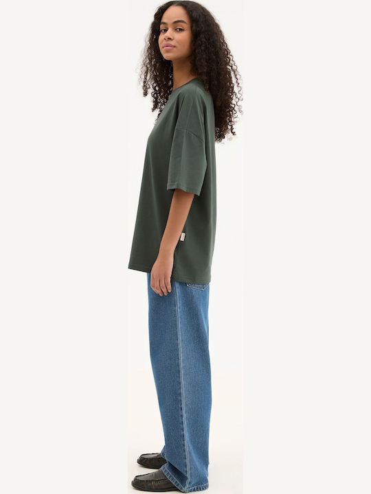 Kurzarm Herrenbluse Khaki