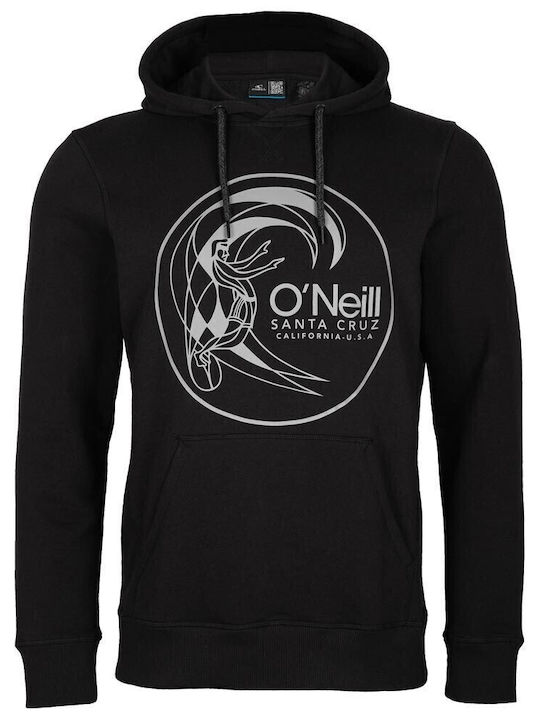 Circle Surfer Hanorac cu Glugă Negru