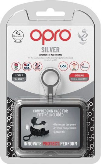 Opro Silver Защитна устна гарнитура Старши Бяла