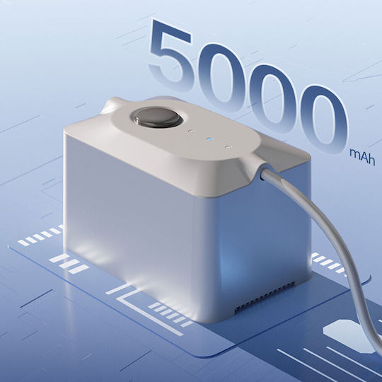 Baterie portabilă pentru Xiaomi Hutt E+ Robot de geamuri 5000 mAh Încărcare 25 W Autonomie până la 90 de minute Alb