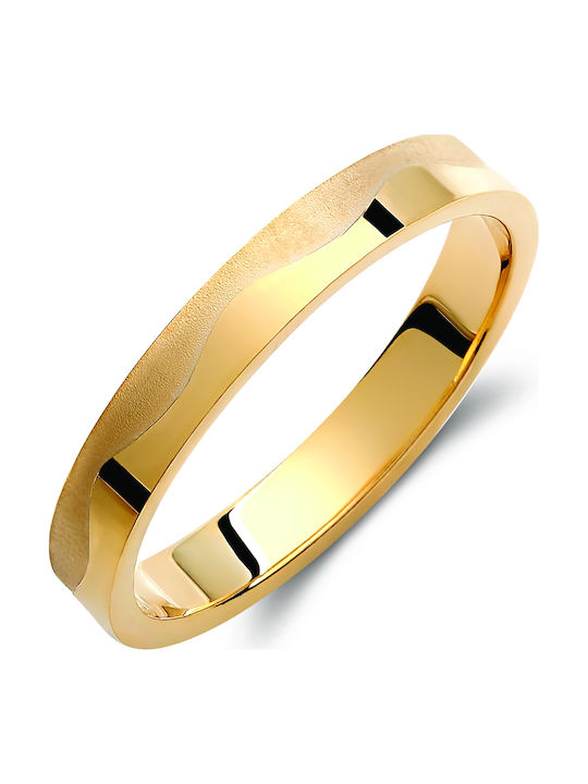 Valauro Eheringe 9k Kymatistó Mat & Sagré Design – Dicke 3,50mm