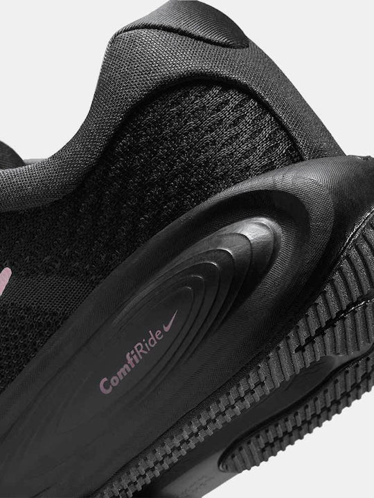 Kids Sports Shoes Running with Laces Black