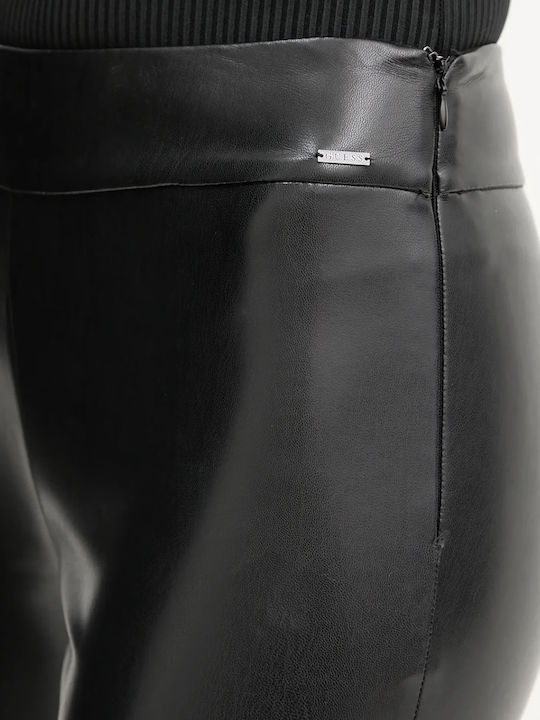 Dama Talie înaltă Tesatura Pantaloni Black