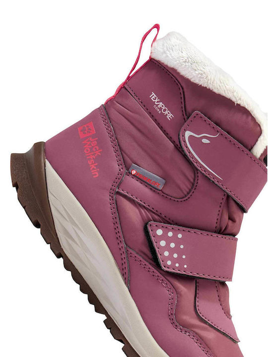 Ghete Copii cu Velcro Violet