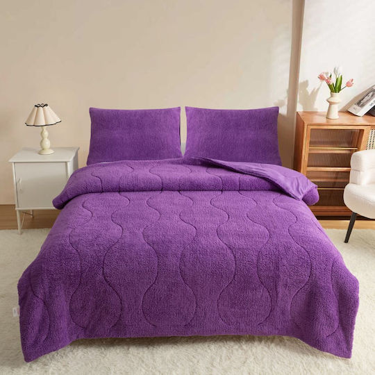 Homeone Κουβερτοπάπλωμα Σετ Υπέρδιπλο 220x240εκ. 3τμχ Homeone Κουβερτοπάπλωμα Σετ Υπέρδιπλο 220x240εκ. 3τμχ