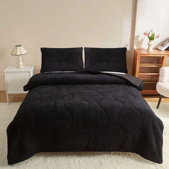 Homeone Κουβερτοπάπλωμα Σετ Υπέρδιπλο 220x240εκ. 3τμχ