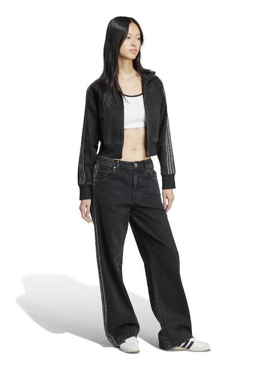 Adicolor Denim 3stripes Track Pants Blugi de damă Black
