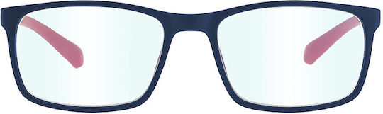 Brilo Men's Reading Glasses +1.50 in Blue color BR555BLUE/RED1.50