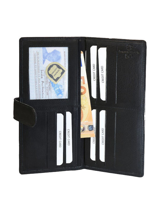 Мъжки Портфейл Пътнически с RFID Черен