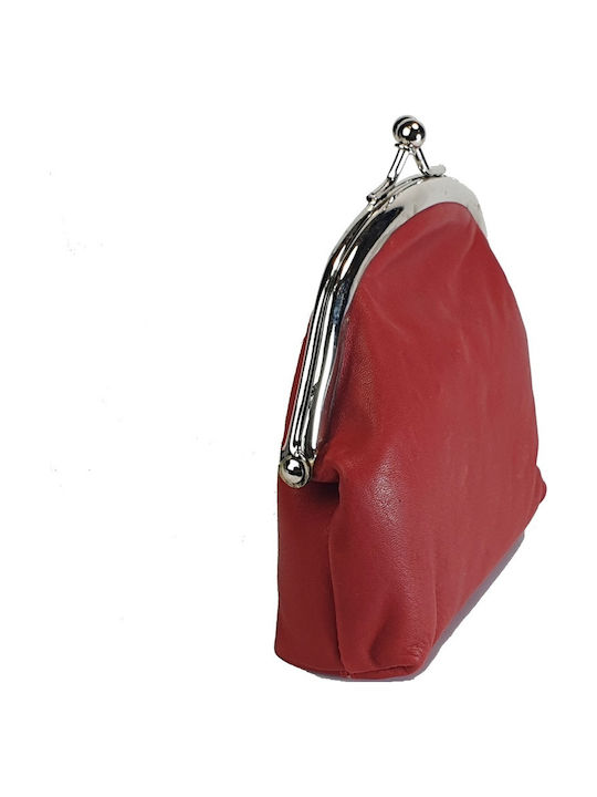 Small Leather Women's Wallet Classic Red