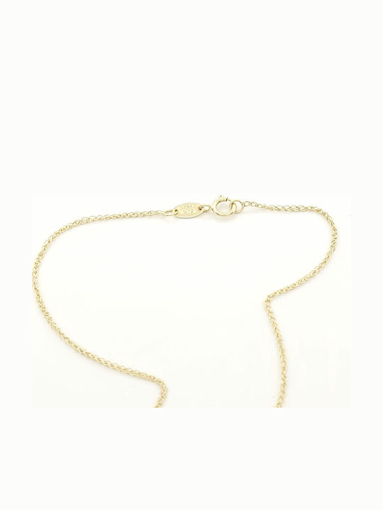 Gold Chain Neck 14K Thin Thickness 1mm and Length 41cm