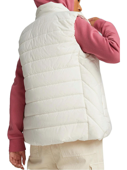 PUMA Безръкаво Puffer Бяло Якето