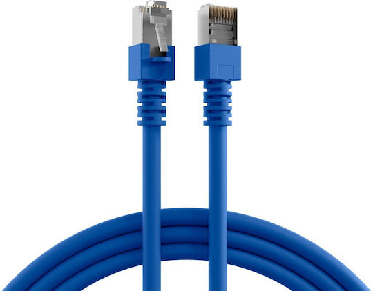 EFB SF/UTP Cat.5e (Gigabit) Καλώδιο Δικτύου Ethernet 2m Μπλε