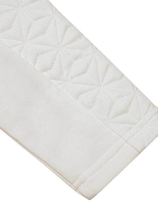 Γυναικεία Ζακέτα με Φερμουάρ White