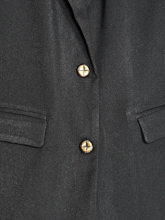 Cuca Blazer pentru femei Sacou Negru