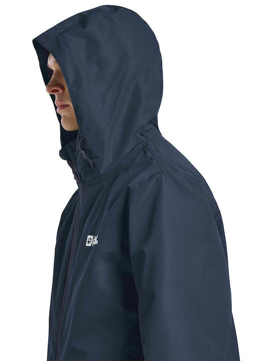 Taubenberg 3 in 1 Winter Jacket Waterproof and Windproof Blue