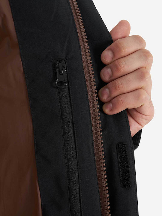 Winter Jacket Parka Waterproof Black