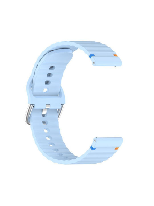 Curea Silicon Albastru deschis (Galaxy Watch 3 45mm - Ceas Galaxy Watch 3 45mm)