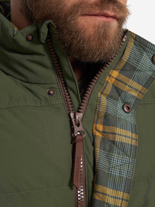 Sleeveless Winter Jacket Waterproof Green