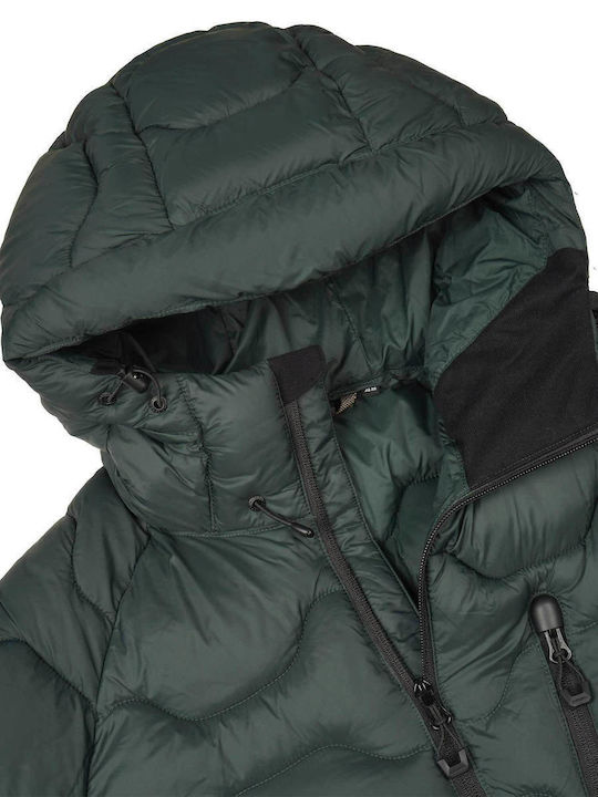 Jacket Waterproof and Windproof Branch Green