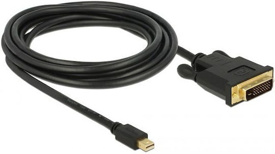 DeLock 3m DVI-D male to Cable Black (83990)
