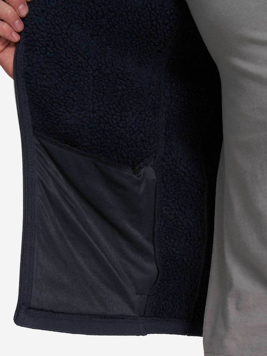Men's Fleece Cardigan Blue