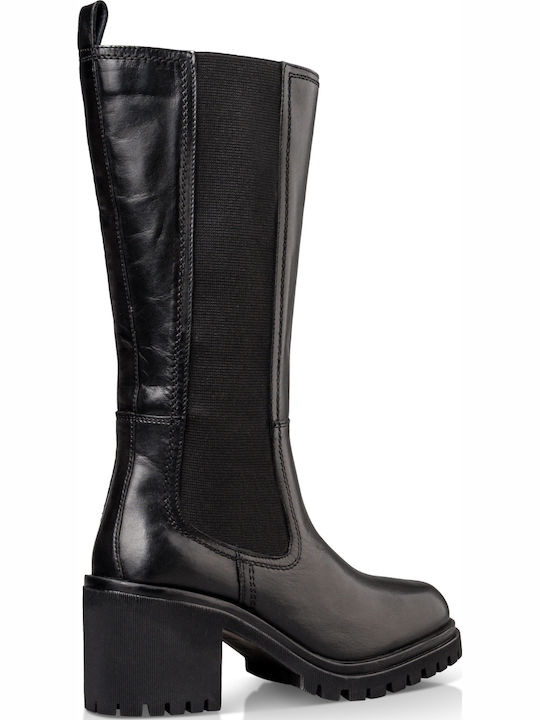 Leather Women's Boots Black