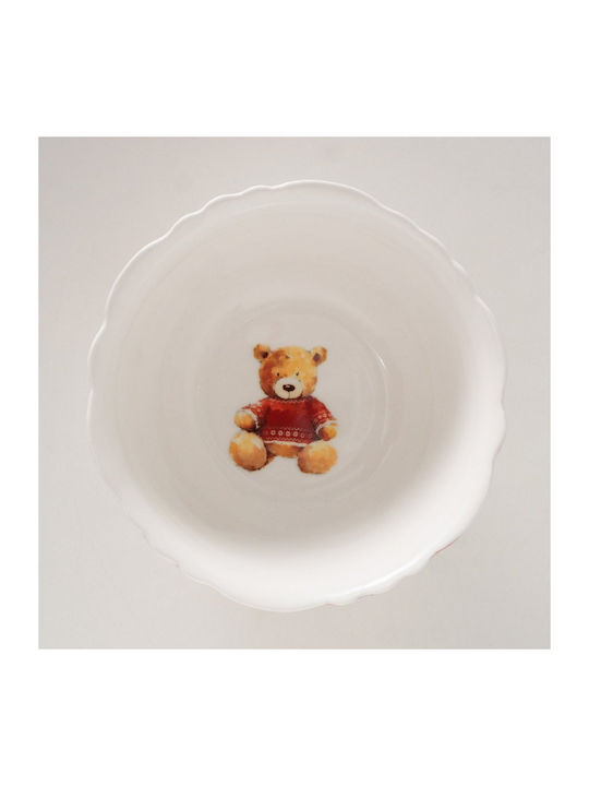 MSA Christmas Bowl Porcelain Brown D14cm.