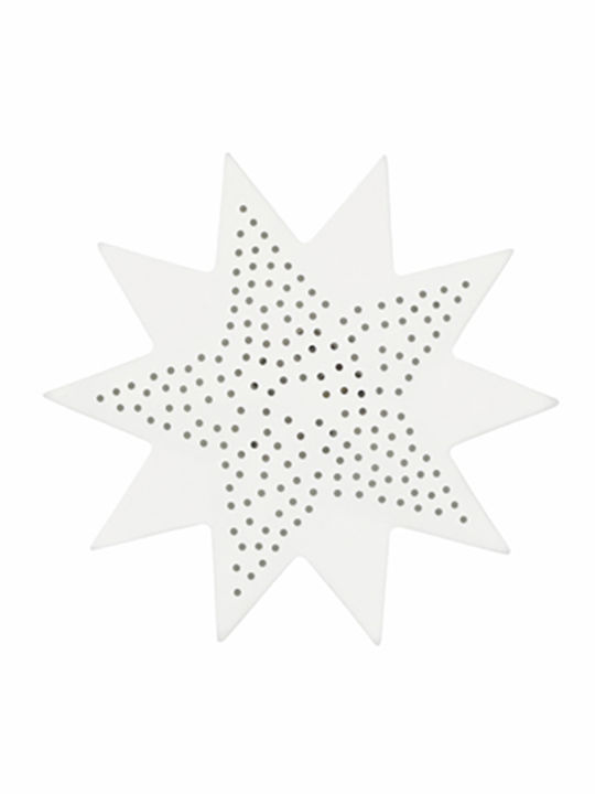 Raeder Christmas White Battery Lantern 3x10cm