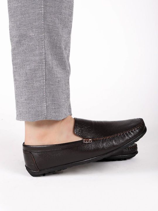 Men's Leather Moccasins Brown