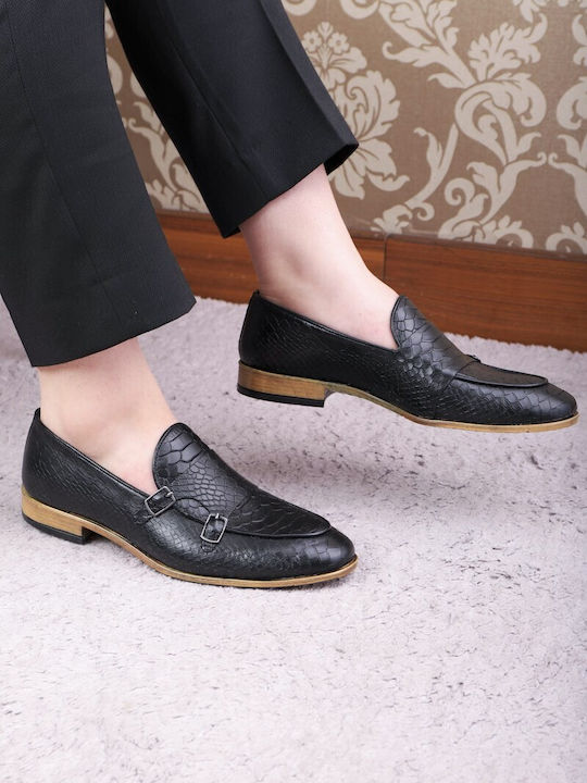 Men's Leather Moccasins Black