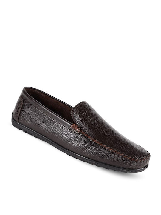 Men's Leather Moccasins Brown