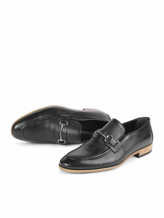 Men's Leather Moccasins Black