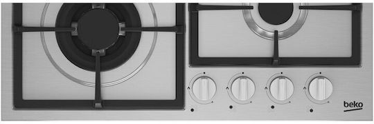 Beko Εστία Υγραερίου Αυτόνομη 56x49εκ. Γκρι