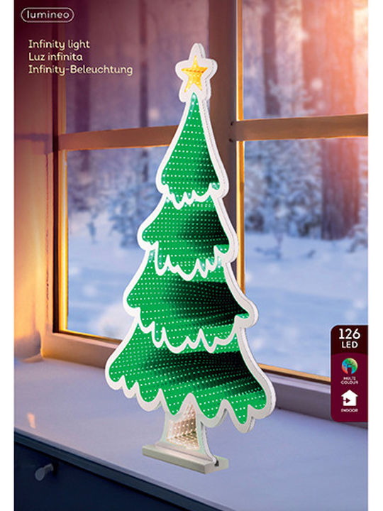 Weihnachtsdekorationen mit Bäumen Lumineo Neon Infinity Light Baum 142 LEDs 40cm 487903