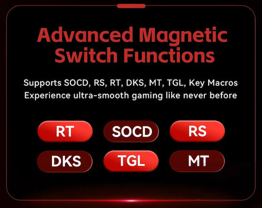 Madlions Professional MAD 60 HE RGB - 1K Gaming Mechanical Keyboard 60% with Magnetic switches and RGB lighting (English US)