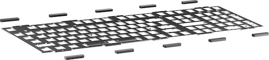 Ducky One X Ασύρματο Gaming Πληκτρολόγιο με RGB φωτισμό (Αγγλικό US) Λευκό