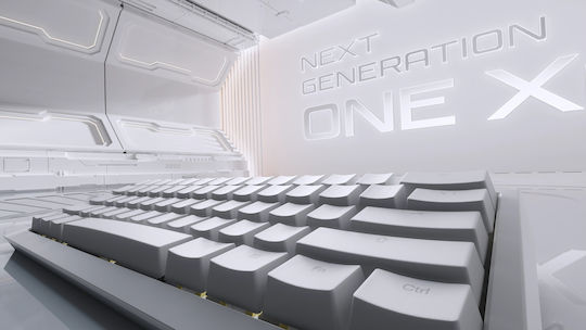 Ducky One X Ασύρματο Gaming Πληκτρολόγιο με RGB φωτισμό (Αγγλικό US) Λευκό