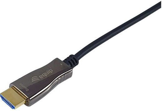 Equip HDMI 2.1 Ultra High Speed 48Gbps 4K 120Hz HDR VRR Cable HDMI male - HDMI male 15m Μαύρο