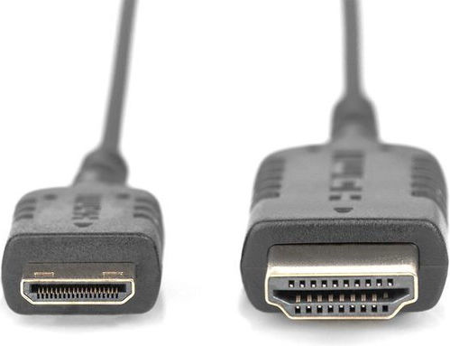 Digitus Cable HDMI male - mini HDMI male 2m Black
