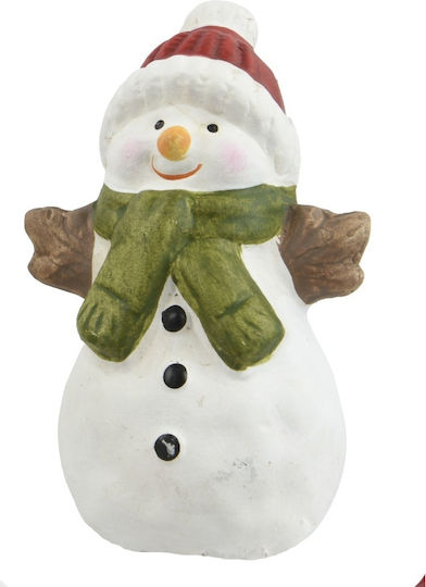 Weihnachtsfigur Terracotta SNowman Verschiedene Designs oder Farben 4×3.2×6.5cm Christmas Collection 536136-2 00054390