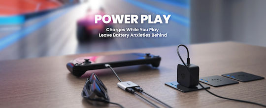 XReal Hub 2 Θυρών USB 2.0 με σύνδεση USB-C Γκρι