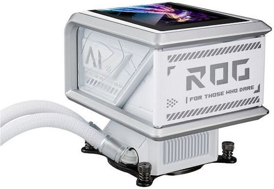 Asus ROG Ryuo IV SLC 360 ARGB Охлаждане AIO CPU с 3 Вентилатора 120mm Бял