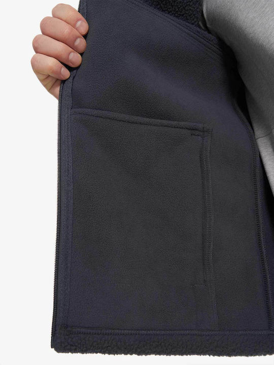 Men's Fleece Cardigan Grey