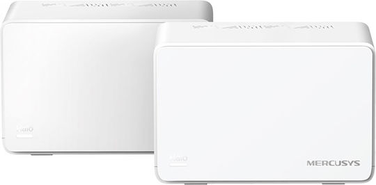 Mercusys Halo H80X v2.2 WiFi Mesh Network Access Point Wi‑Fi 6 Dual Band (2.4 & 5GHz) in Double Kit