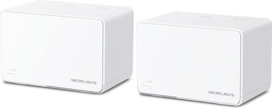 Mercusys Halo H80X v2.2 WiFi Mesh Network Access Point Wi‑Fi 6 Dual Band (2.4 & 5GHz) in Double Kit