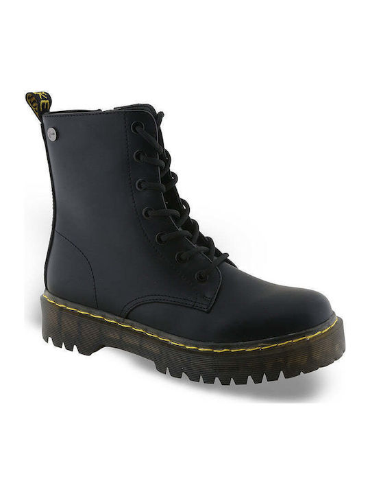 Women's Ankle Boots made of Patent Leather Burgundy